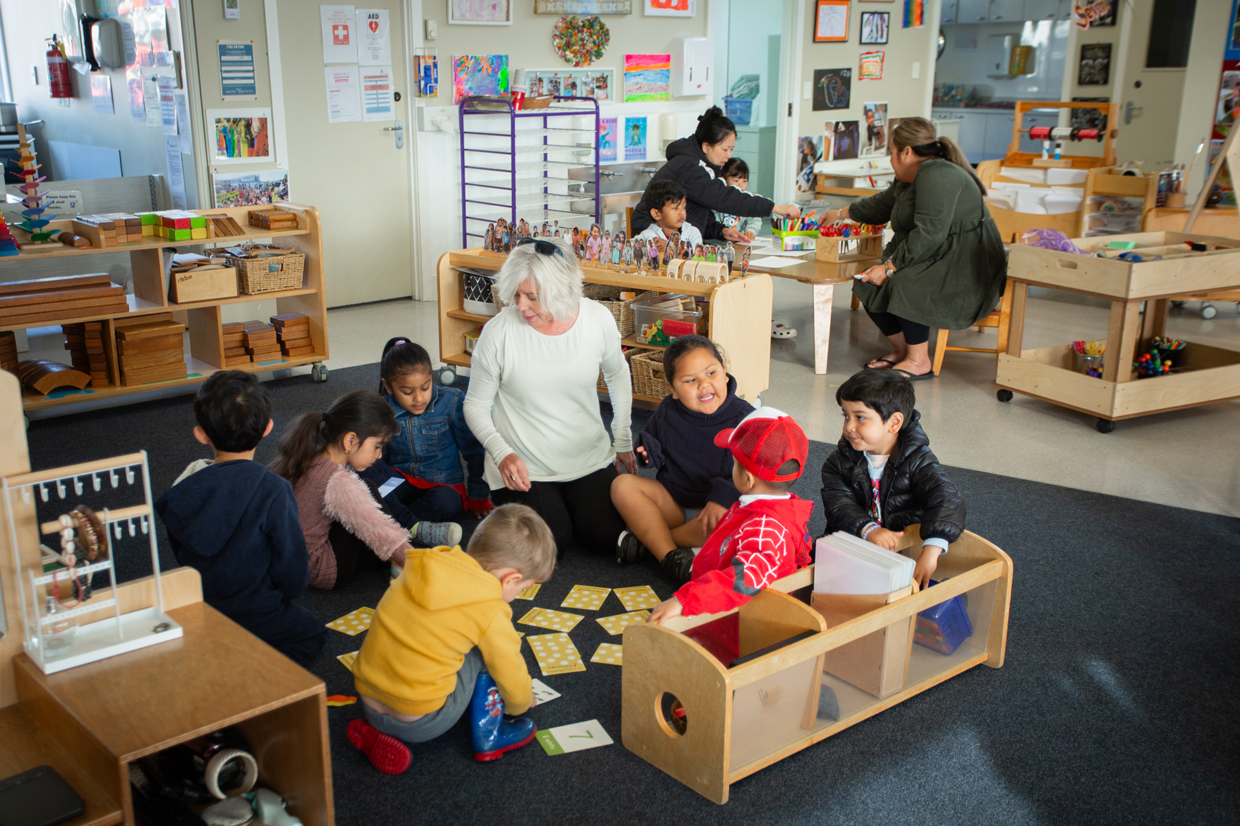 Teacher and kids in ELC our vision