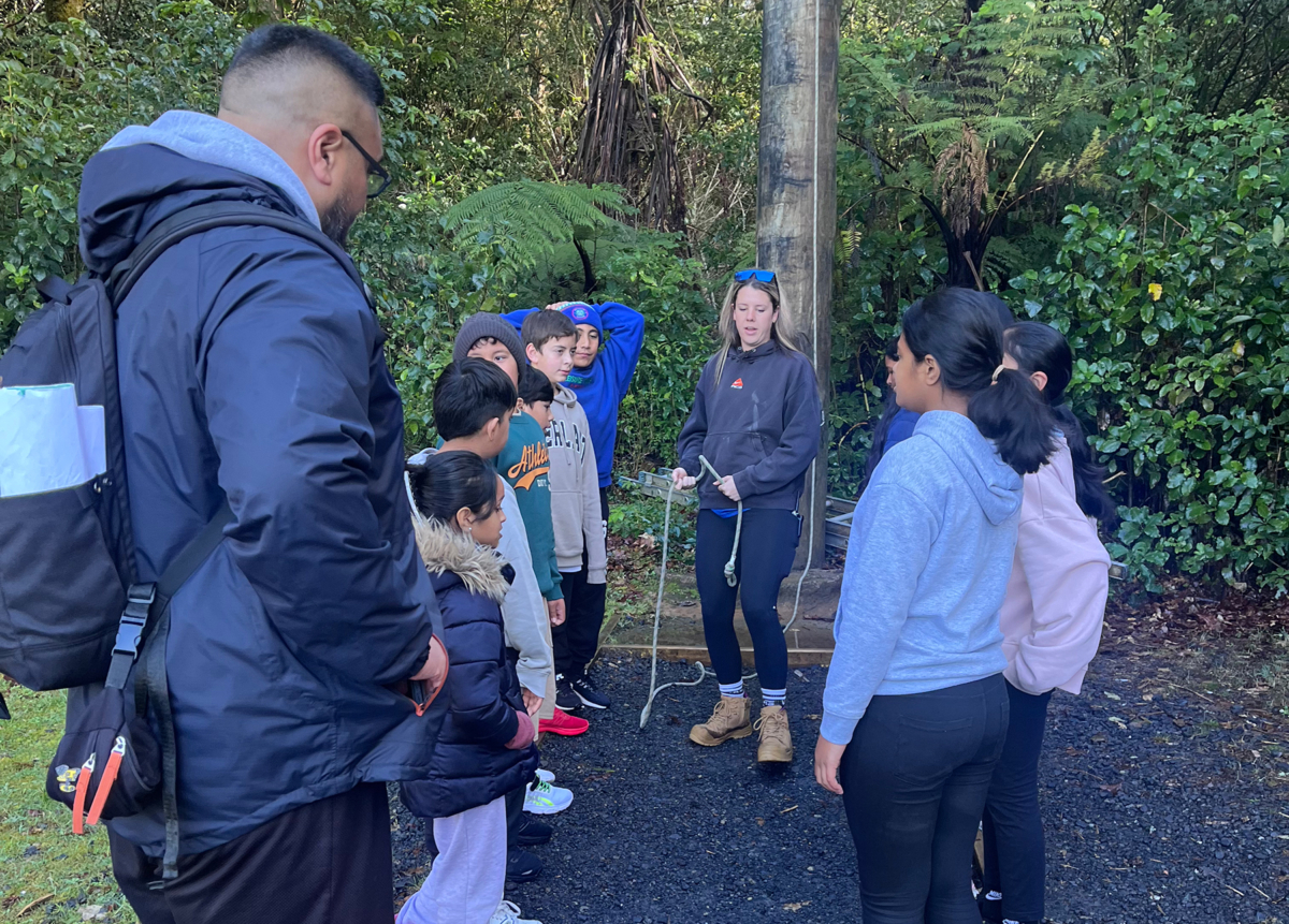 Rope Climbing Orientation year 6 camp